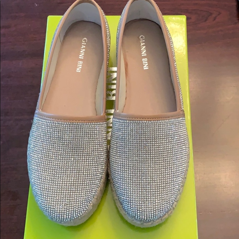 Gianni Bini Rhinestone espadrilles